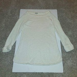 BOSTON PROPER Sweater Sz XS White long Sleeve